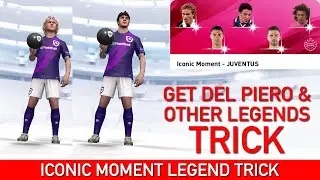 ICONIC LEGEND TRICK IN ICONIC MOMENT JUVENTUS | PES 2020 MOBILE