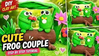 Create a Beautiful Frog | with Clay: Transform Your | Garden into a Fantasy Oasis!