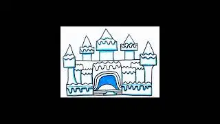 #drawing #howtodraw #icecastles #icecastle #castle #shorts #drawingtutorial #art #colour#easydrawing