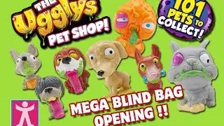 THE UGGLYS PET SHOP SERIES  1  - 12 x Blind bag opening by DTSE The Ditzy Channel