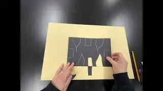 Notan Style Paper Cut Out
