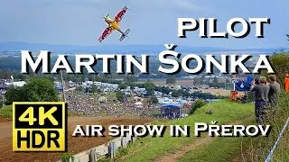Pilot Martin &Scaron;onka air show in Přerov - winner of the Red Bull Air Race 👀 video 4K HDR Dolby Atmos 💖