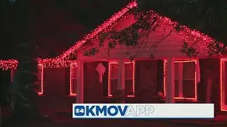 St. Charles County teen puts on Halloween light show to help those in need