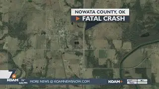 A woman is dead following a crash in Nowata County, OK.