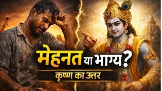 मेहनत या भाग्य? &ndash; कृष्ण का उत्तर | Mehnat vs Bhagya | Krishna&rsquo;s Life Truth
