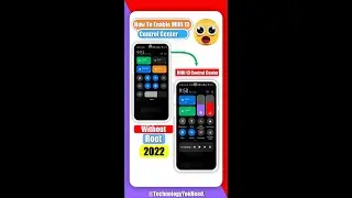 miui 13 new control center | How To Enable Official  MIUI 13 Control Centre #Shorts #miui