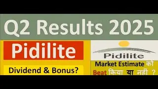 PIDILITE INDUSTRIES Q2 results 2025 | PIDILITE results | PIDILITE INDUSTRIES Share News today