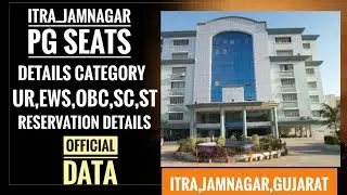 ITRA SEATS DETAILS AND CATEGORY WISE CUTOFF DETAILS| Institute of Teaching & Research in Ayurveda