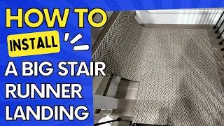 How to Install a Big Stair Runner Landing (Tutorial)