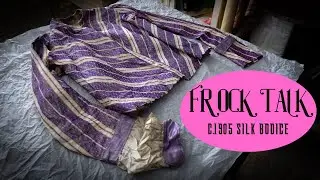 Frock Talk: c.1905 Purple Silk Bodice