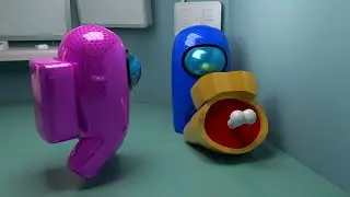 Oh No Oh No Oh No No No No - Among Us 3d Animation