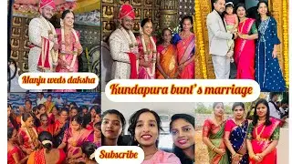 Kundapur Traditional Bunts Marriage Function || Manju Wed’s Daksha|| ಮದುವೆ ಸಡಗರ॥Emotions#kannadavlog