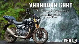 From Worst Roads to HEAVEN on Earth! | Varandha Ghat in Rain | Triumph Speed 400 | Pune Ride Part 4