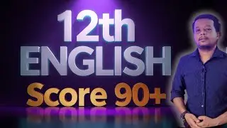 12th English Score 90+ Study Plan 2026 Half Yearly Exam || Public Exam 2026