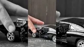 Tomtomo Dom Dodge Charger Fast Furious Diecast Miniatur Mobil Mainan
