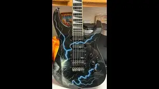 USA Jackson Soloist 1992 with Lightning Sky Graphics!