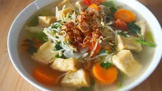 SEGER BANGET!! SAYUR TAHU TAUGE ENAK DIJAMIN SUAMI KETAGIHAN