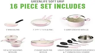 16 Piece Cookware Pots and Pans Set | kitchen items | amazon