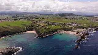 #droneando por (Sierradrone): Playa de San Juan de la Canal y Costa Quebrada, Cantabria