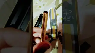 PARKER VECTOR GOLD FOUNTAIN PEN  REVIEW 🤩🤩🤩