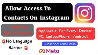 Allow Access To Contacts On Instagram | 1 - Minute Tutorial | 2025 & Beyond