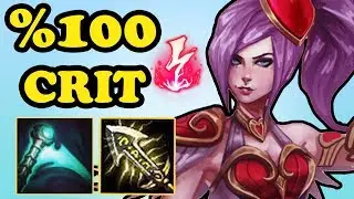 FULL CRIT QUINN 100% | NEW SEASON 8 ELECTROCUTE RUNES ASSASSIN ONE SHOT | League of Legends 7.24