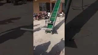 Light belt conveyor can reduce labor force when conveying various bulk materials