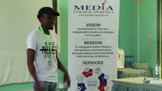 CHIPUKEEZY ADDRESS THE  MEDIA COUNCIL OF KENYA IN NYERI
