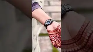 half hand ✋mehndi design