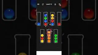 ball sort colour water puzzle 👌 game level 12 | game guy