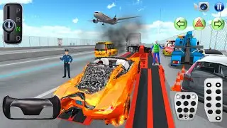 Damage Electric Tesla For Repairing 🚗💥 | 3D Driving Class 2025 | Android Gameplay #CarGame #Gameplay