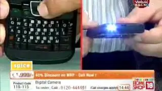 HOmeShop 18 Spice Dual sim phone QT55@1999