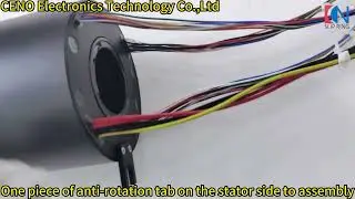 Electric Integrated Through Hole Slip Ring For Low Temperature Application
