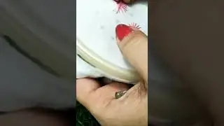 Easy eyelet stitch or Algerian eye stitch embroidery🪡 (#full embroidery course)