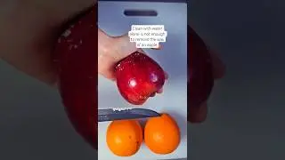 how to remove wax of an apple #tips #diy #asmr #shorts #fruit #shortsfeed #highlights