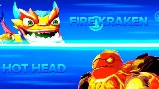Skylanders Swap Force PVP - Fire Kraken VS Hot Head