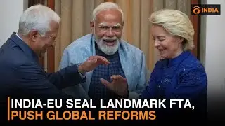 India-EU Seal Landmark FTA, Push Global Reforms & more | DD India News Hour | 9 PM IST