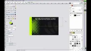 Business Card Design - Gimp 2.0 -