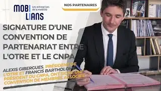 Signature d'une convention de partenariat entre l'OTRE et le CNPA.