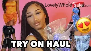 LOVELY WHOLESALE REVIEW  *Hit or Miss* SPRING OUTFITS TRY ON HAUL | LEAH IS LIVE