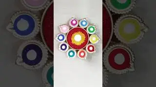 Rangoli Designs 🎨| Urli Decoration |#rangoli #rangolidesigns #diwali #shorts