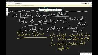 11.2 Regulating Anticompetitive Behavior