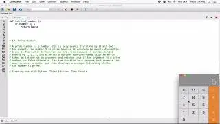 5.17. (Part 1) Prime Numbers - Python