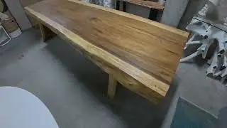 Large Suar wood dining tables / Grandes mesas de comedor de madera de Suar