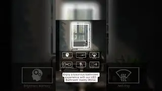 LOAAO 30x36 LED Bathroom Mirror Dimmable, Anti-Fog, Backlit & Front Lit, Shatter-Proof, #bathroom