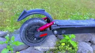 X9 scooter with front and rear suspension