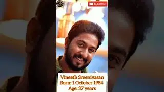 58 Malayalam actors age in order| Malayalam actors age 2022 |Real age of Malayalam actor