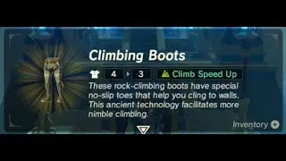 Climbing Boots | Armor Location | Zelda BOTW