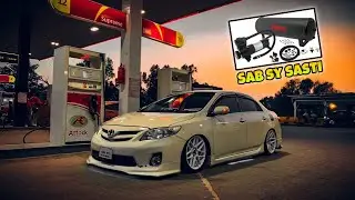 Budget friendly Air Suspension laag gai😍 || Modified Corolla E140 ❤️ || Owner @Samee Jutt