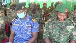 CDS, Lieutenant General Mamat O. Cham, concludes his tour of military facilities and installations